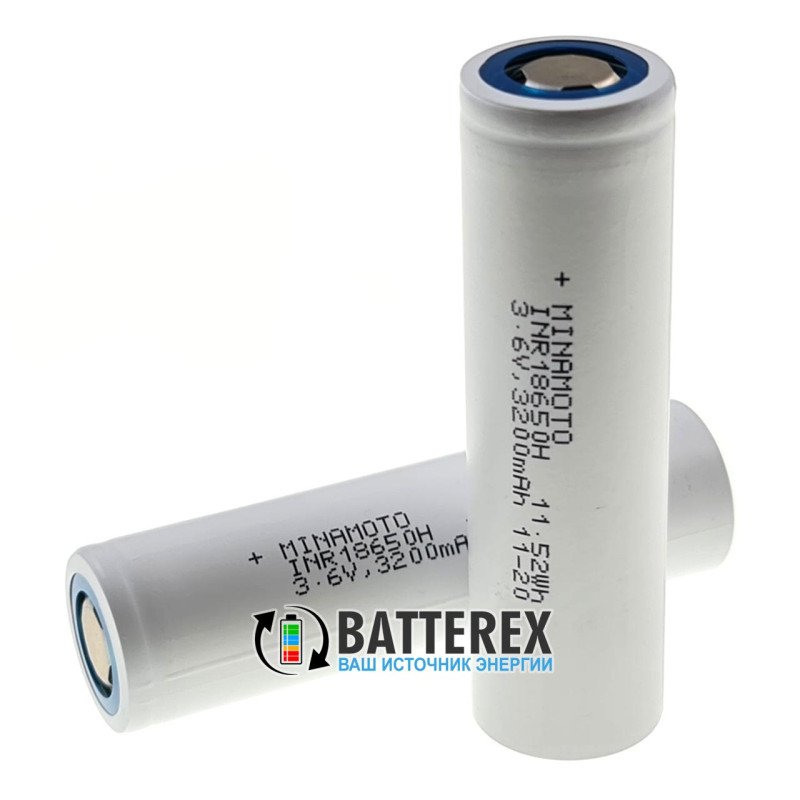 Аккумулятор 18650 Minamoto INR 3200mah 3.7V 6A