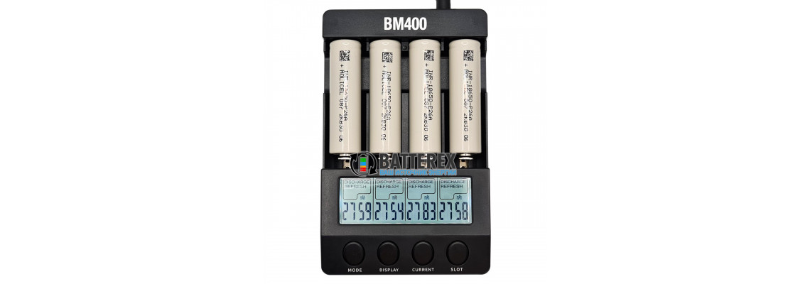 Тест ёмкости аккумуляторов 18650 Molicel P26A 2600mah 35A