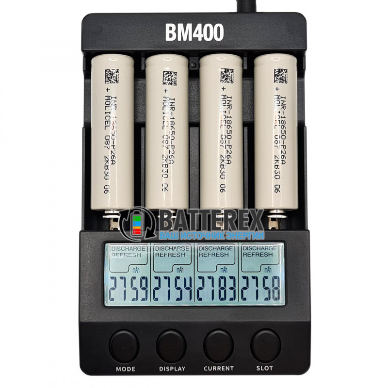 Аккумулятор 18650 Molicel INR-18650-P26A 2600mah 3.6V высокотоковый 35A