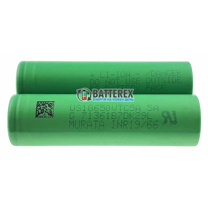 Аккумулятор Li-ion 18650 Sony Murata VTC5A 3.6V 2600mAh высокотоковый 35A/100A  - оригинал Япония
