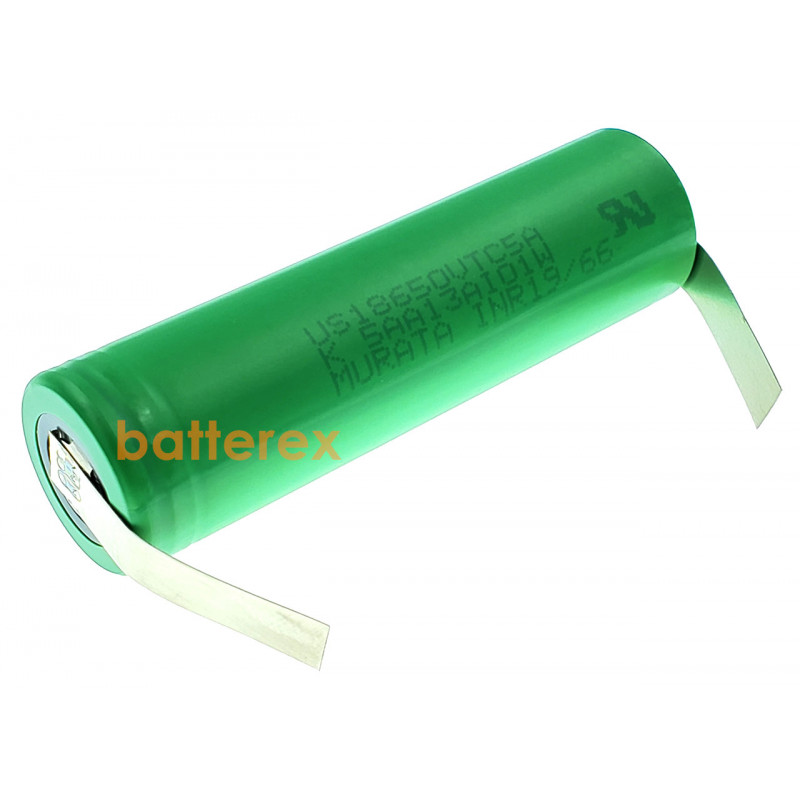 Аккумулятор 18650 Sony Murata VTC5A 2600mAh 35A высокотоковый с выводами под пайку, оригинал Япония