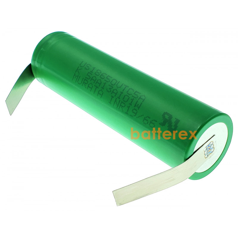 Аккумулятор 18650 Sony Murata VTC5A 2600mAh 35A высокотоковый с выводами под пайку, оригинал Япония