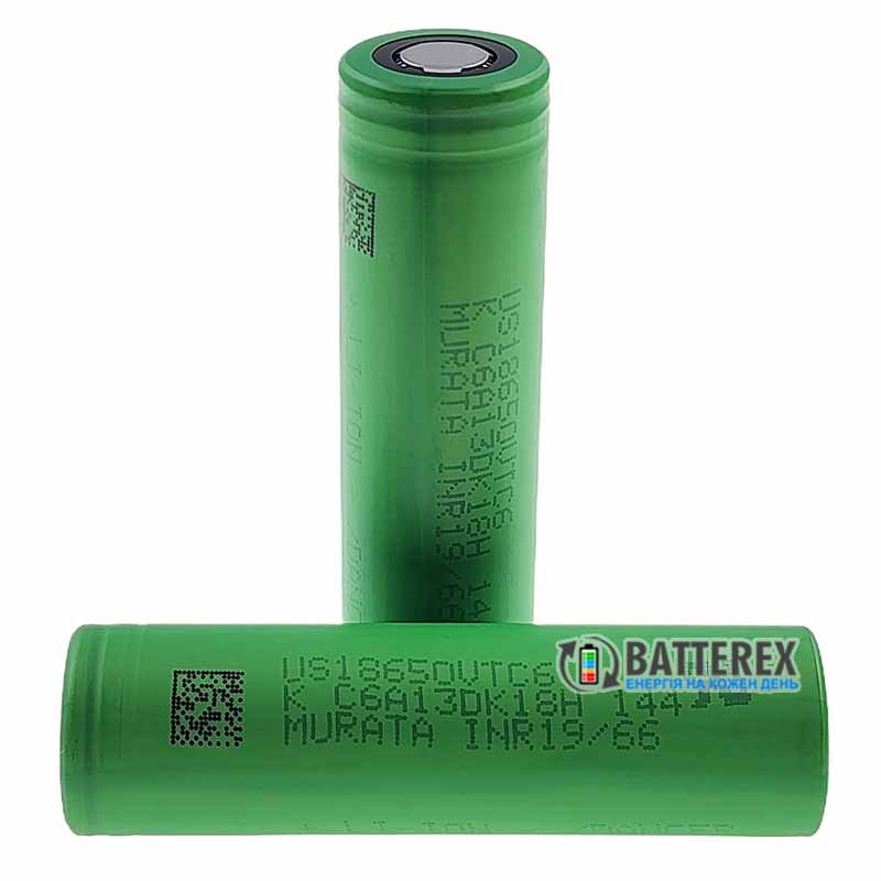 VTC6 Sony Murata US18650 3120mAh 30A - високотоковий акумулятор 18650 - оригінал Японія