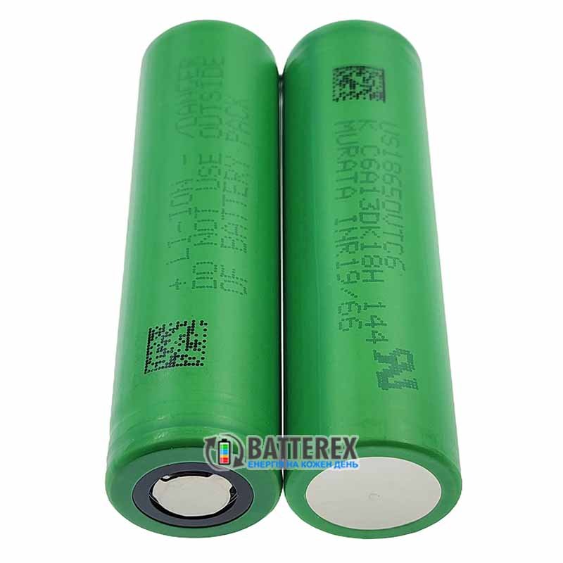 VTC6 Sony Murata US18650 3120mAh 30A - високотоковий акумулятор 18650 - оригінал Японія