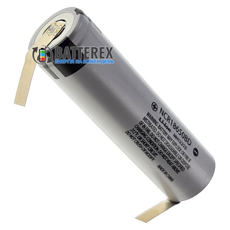 Аккумулятор Li-ion 18650 Panasonic NCR18650BD 3200mah 3.6V 10A с выводами под пайку