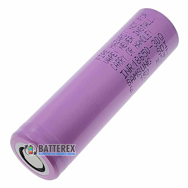 Аккумулятор Li-ion 18650 Samsung INR 30Q 3000mah 3.6V 15А высокотоковый