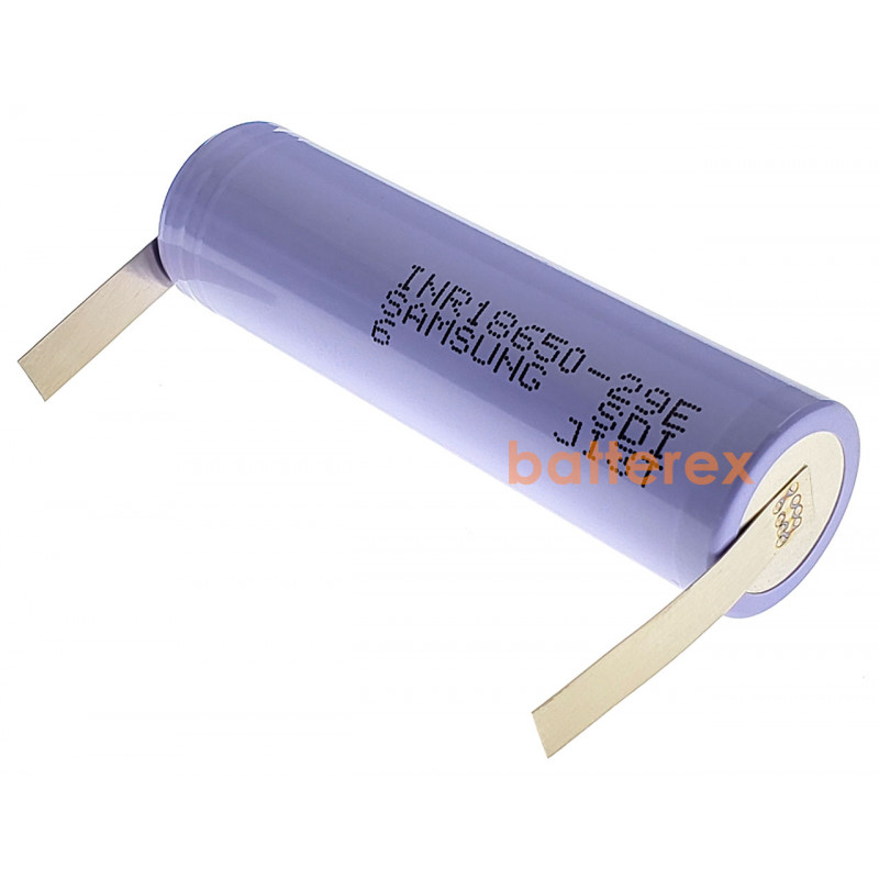 Аккумулятор 18650 Samsung INR18650-29E 2900mah 3,7V с лепестками под пайку