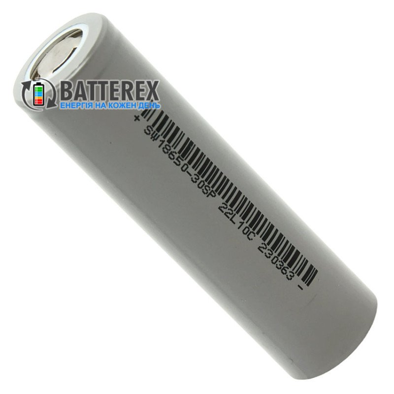 Аккумулятор высокотоковый Sinowatt SW18650-30SP 3000mAh 3.6V - постоянный ток до 15A