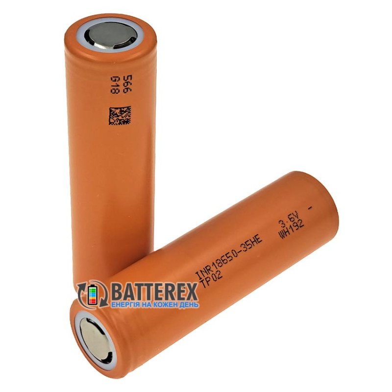 Аккумулятор 18650 Tenpower INR18650-35HE 3500mAh, реальная ёмкость и ток, оригинал
