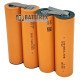 Сборка 2S2P 8.4V 7000mah из 4х аккумуляторов 18650 Tenpower INR 35HE 3500mAh для роутера, бесперебойника
