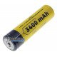 Аккумулятор 18650 с выпуклым контактом плюс Vapcell INR18650 B34 3400mah 3.6V без защиты