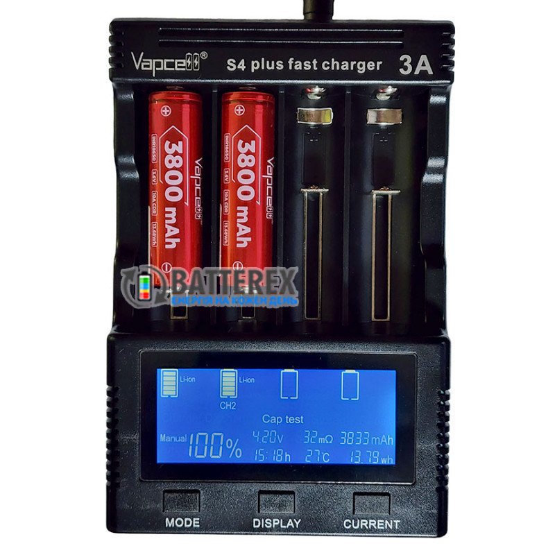 Аккумулятор Li-ion 18650 Vapcell INR F38 3800mah 3.6V 10A высокотоковый