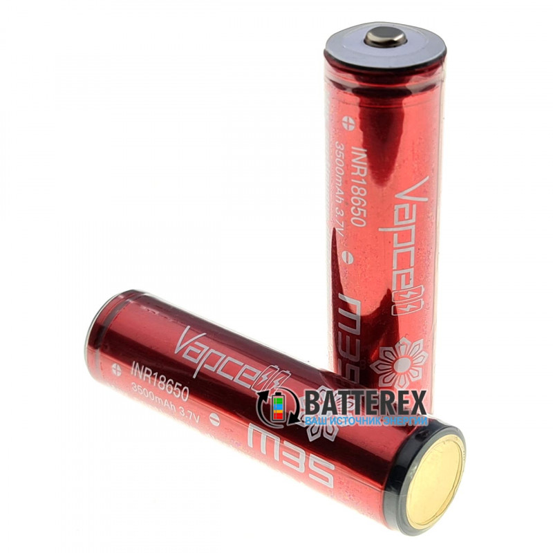 Li-ion акумулятор Vapcell INR M35 3500mah із захистом
