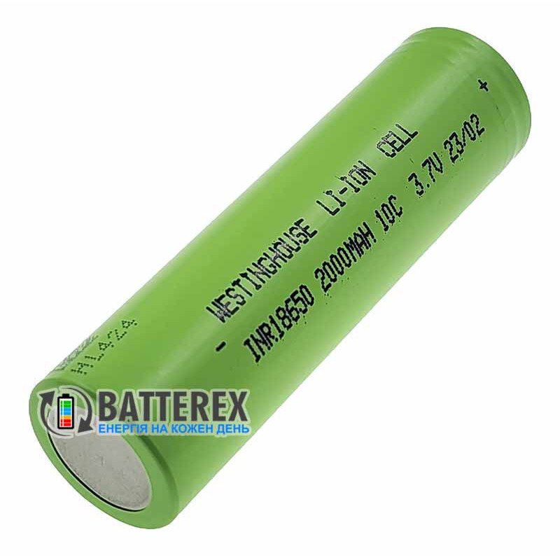 Акумулятор 18650 Westinghouse INR18650P 3.7V 2000mah високотоковий - пістійний струм до 20А