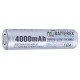 Акумулятор Li-ion 18650 XTAR Raw 4000mah 3.6V 10A для максимально довгої роботи