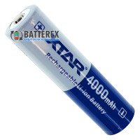 18650 XTAR 4000mah 14.4Wh 3.6V 10A Protected Ultra High Capacity із захистом, ультра висока реальна ємність + бокс для зберігання