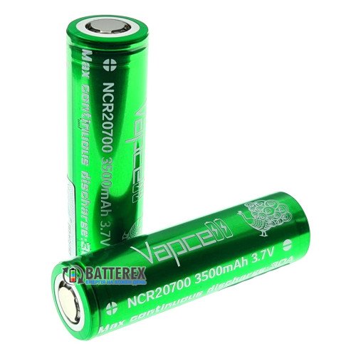 20700 Vapcell INR20700 3500mah 3.7V 30A высокотоковый - реальная ёмкость и токоотдача