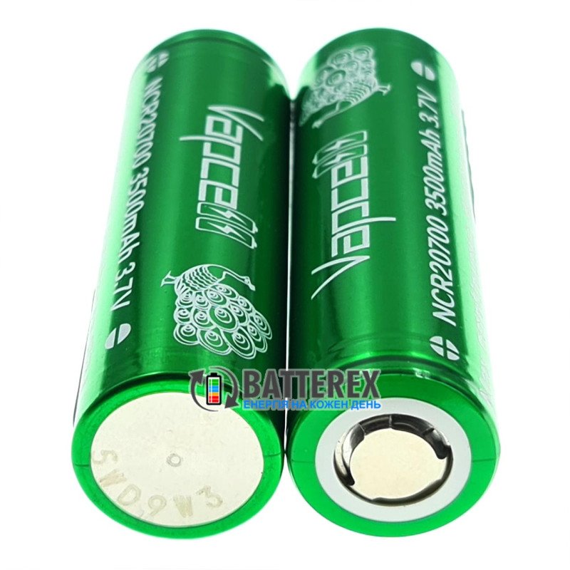 Аккумулятор 20700 Vapcell INR20700 3500mah 30A высокотоковый