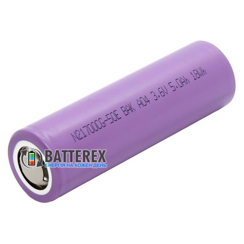 Акумулятор 21700 високої ємності BAK N21700CG-50E 5000mAh 3.6V 15A