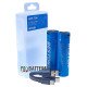 Акумулятор Li-ion 21700 Beston 5000mah 3.6V USB-C Protected із платою захисту, перевіркою рівня заряду та зарядкою від USB Type-C  - упаковка 2 шт. в пластиковому боксі із подвійним кабелем для зарядки