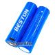 Акумулятор Li-ion 21700 Beston 5000mah 3.6V USB-C Protected із платою захисту, перевіркою рівня заряду та зарядкою від USB Type-C  - упаковка 2 шт. в пластиковому боксі із подвійним кабелем для зарядки