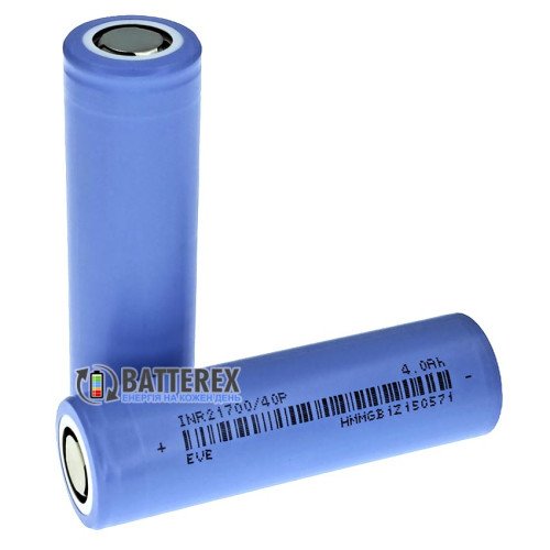 21700 EVE INR21700 40P 4000mAh 3.6V 50A, высокотоковый, оригинал