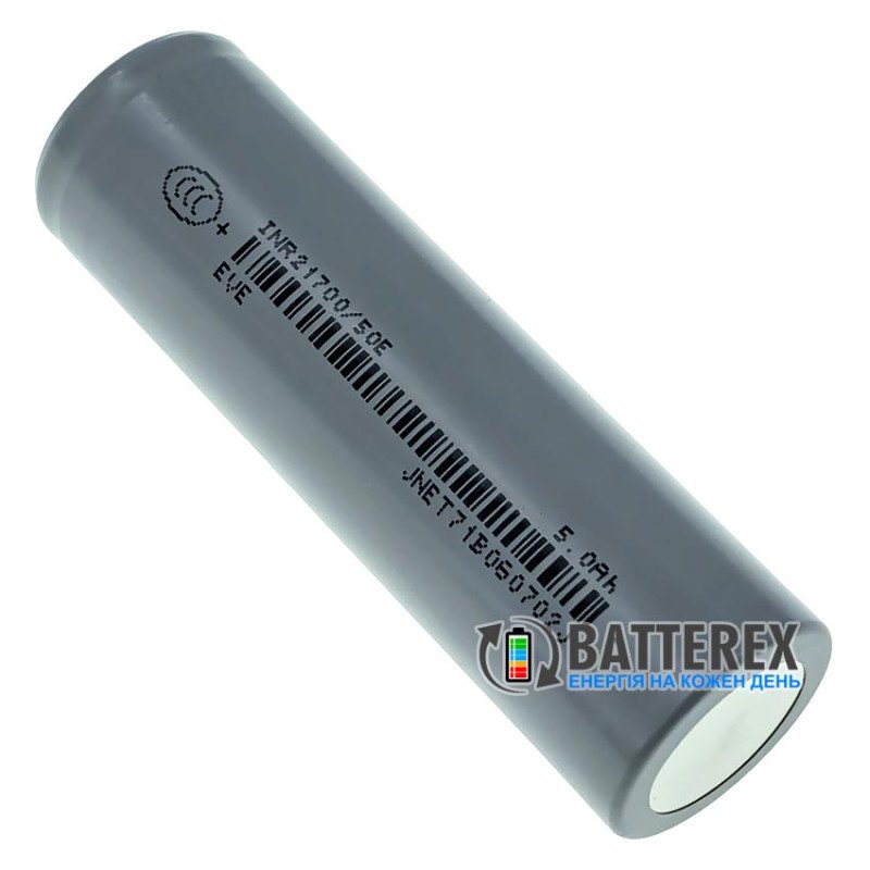 Аккумулятор Li-ion 21700 EVE INR21700 50E 5000mAh 3.6V 15A - постоянный ток до 15A