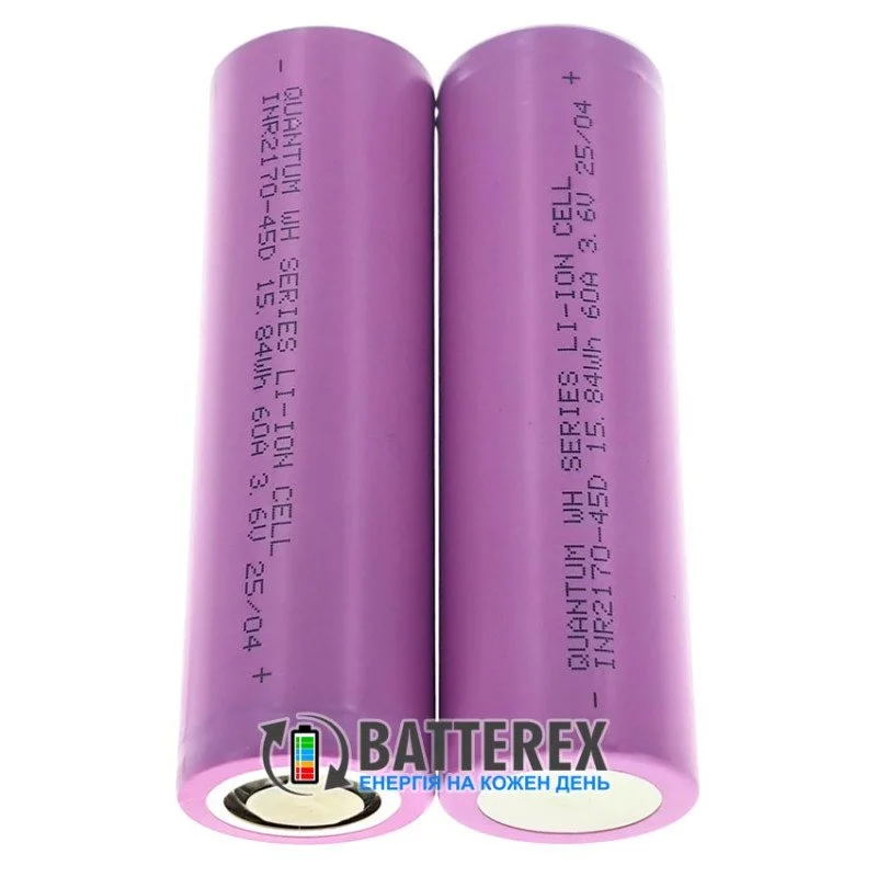 Аккумулятор высокотоковый 21700 Quantum INR21700-45D WH Series