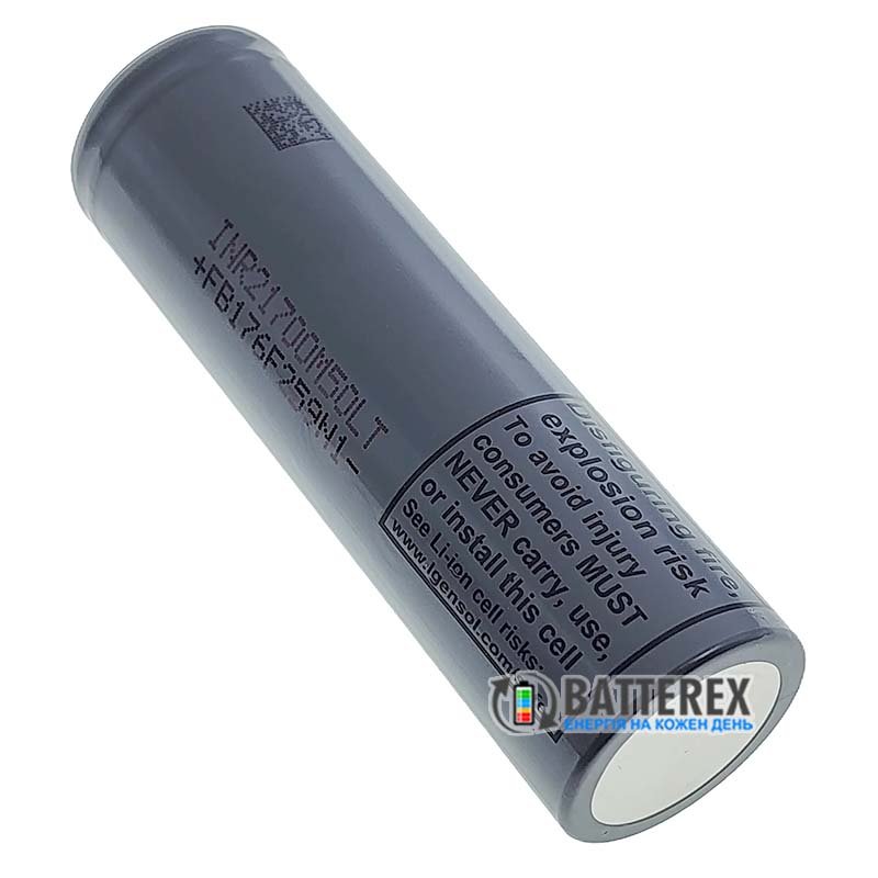 Акумулятор 21700 LG INR21700 M50LT 5000mah 7.2A 3.6V