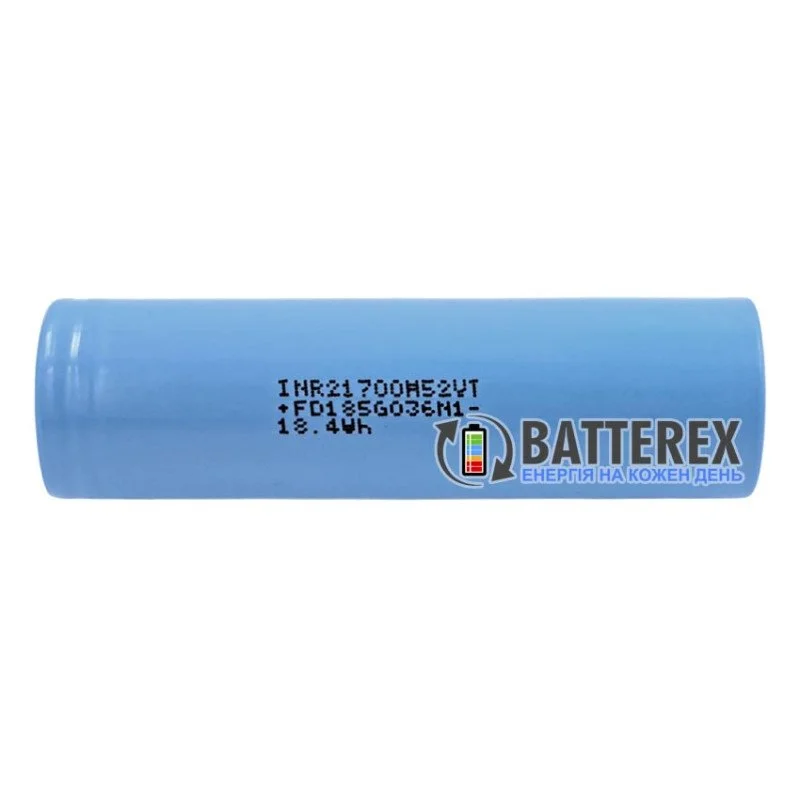 Акумулятор Li-ion 21700 LG INR21700 M52VT 5200mah 7.2A 3.6V