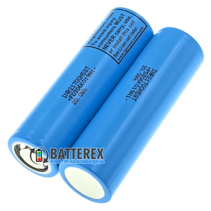 Аккумулятор 21700 LG INR21700 M58T 5600mah 12.5A 3.7V, оригинал