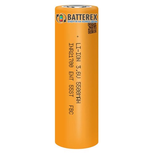 21700 ENT INR21700-55ST 5500mah 3.6V 50A висока ємність високотоковий