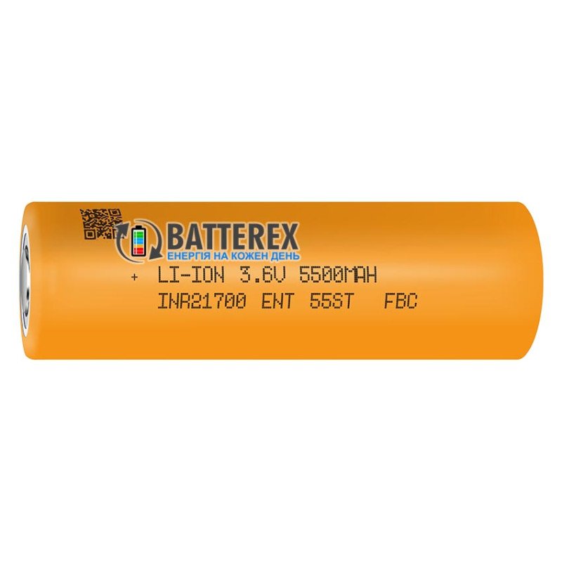 Акумулятор високотоковий 21700 ENT INR21700-55ST 5500mah 3.6V 50A