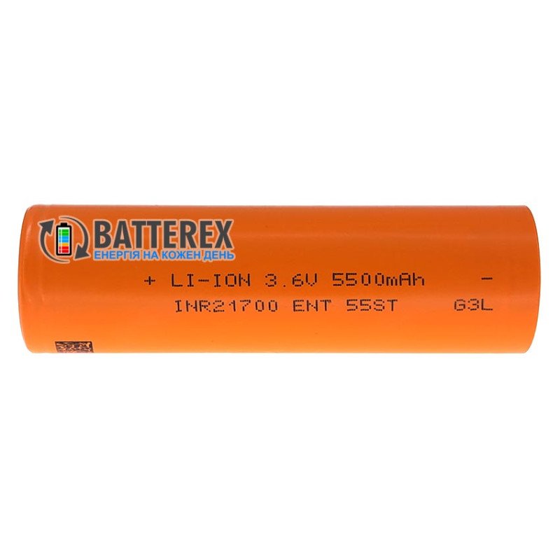 Акумулятор високотоковий 21700 ENT INR21700-55ST 5500mah 3.6V 50A