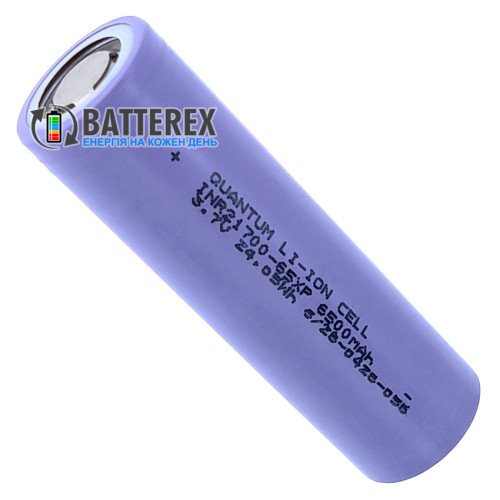 21700 Quantum INR21700-65XP 6500mah 3.7V 40A висока ємність високотоковий