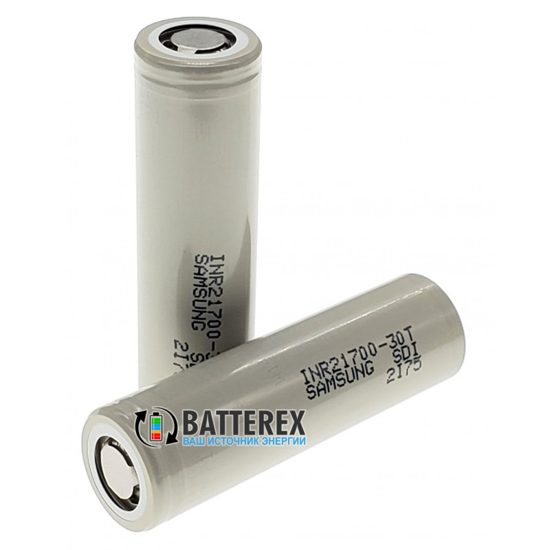 21700 Samsung INR21700-30T SDI 3000mah 35A 3,6V высокотоковый - оригинал