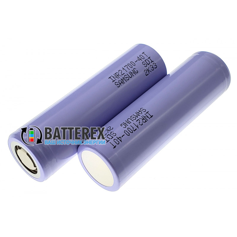 Аккумулятор высокотоковый 21700 Samsung INR21700-40T SDI 4000mah 3.6V 45A, оригинал Корея