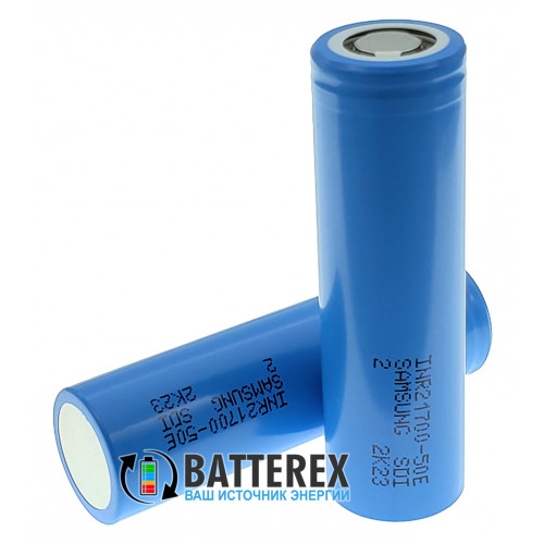 21700 Samsung INR21700-50E SDI 5000mah 9.8A 3.6V, оригинал