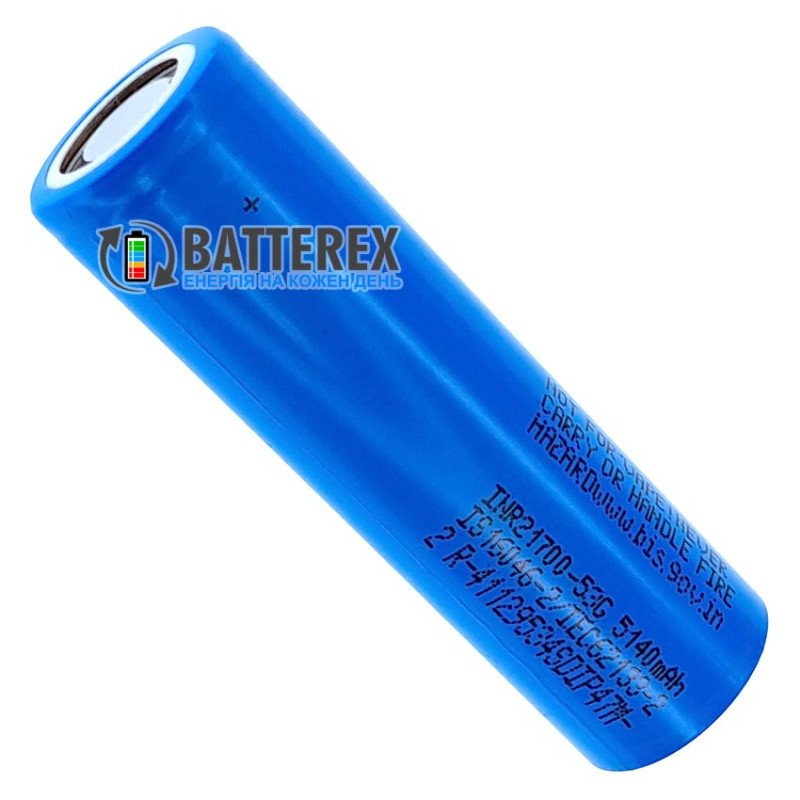 Аккумулятор 21700 Samsung INR21700 53G ver.2 5300mah 3.6V 10.6A Blue, оригинал