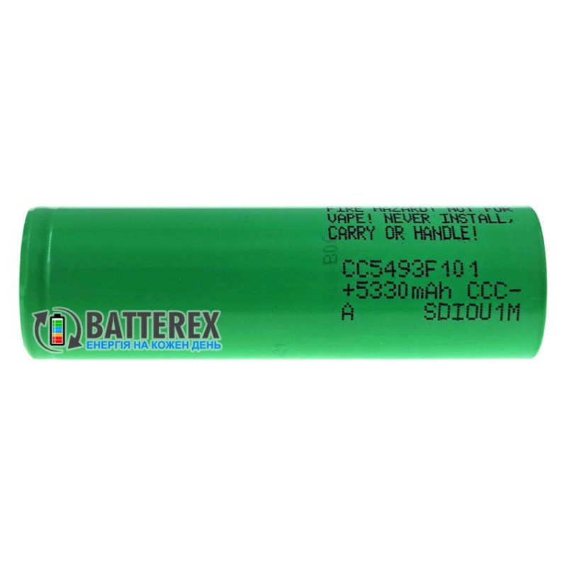 Акумулятор Li-ion 21700 Samsung INR21700-CC5493F101 58E SDI 5500mah 3.6V 10.7A - оригиіал Корея