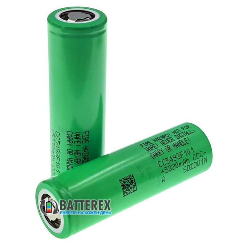 Акумулятор Li-ion 21700 Samsung INR21700-CC5493F101 58E SDI 5500mah 3.6V 10.7A - оригиіал Корея