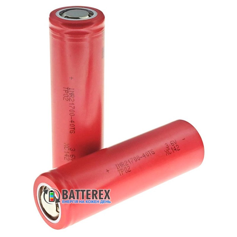 Акумулятор 21700 Tenpower INR21700-40TG 4000mAh 3.6V 35A, високотоковий, постійний струм віддачі до 35A