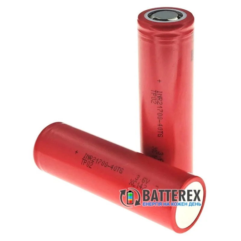 Аккумулятор 21700 высокотоковый Tenpower INR21700-40TG 4000mAh 3.6
