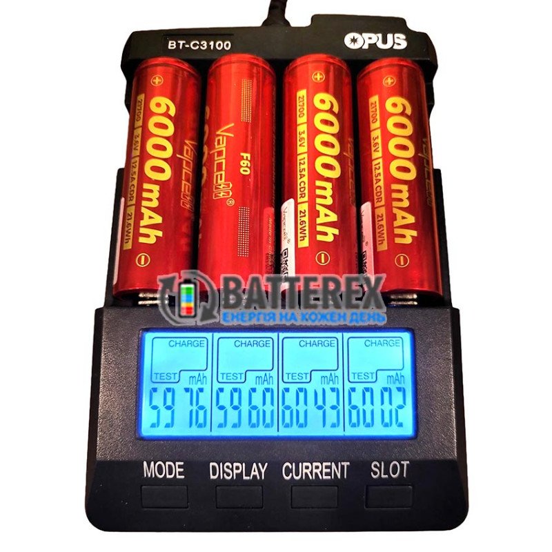 Аккумулятор Li-ion 21700 Vapcell INR F60 6000mah 3.6V 12.5A