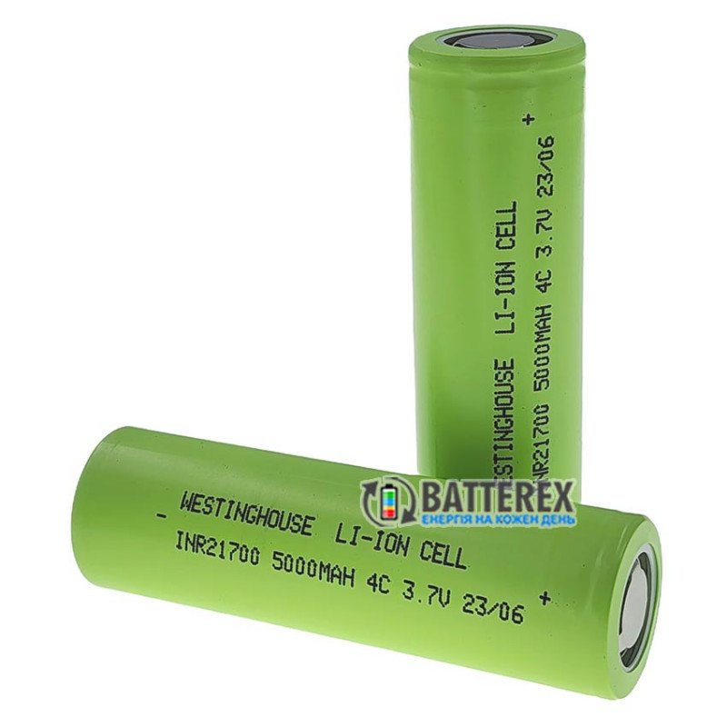 Аккумулятор 21700 Westinghouse INR21700 5000mah 3.7V 4C 20A высокотоковый