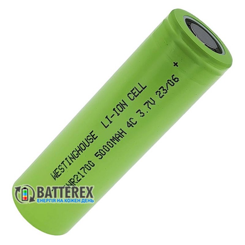 Аккумулятор 21700 Westinghouse INR21700 5000mah 3.7V 4C 20A высокотоковый