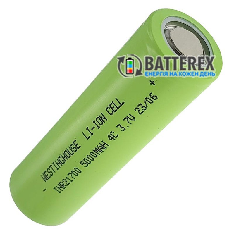 Аккумулятор 21700 Westinghouse INR21700 5000mah 3.7V 4C 20A высокотоковый