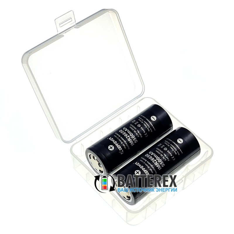 Акумулятор 26650 Keeppower IMR 5500mah 3,7V 15A високострумовий без захисту