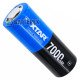 Акумулятор Li-ion 26650 XTAR 7000mah 3.6V 10A Protected із платою захисту, висока реальна ємність