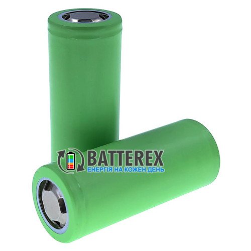 26650 Soshine 5500mah FlatTop Green 3.7V 5A промисловий без захисту та без маркування